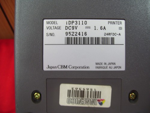 SERIAL RECEIPT POS PRINTER THERMAL CBM IDP-3110 MADE IN JAPAN POINT OF SALE - Picture 7 of 9