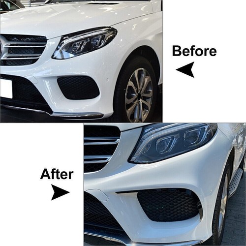 Front Bumper Lip Splitter Spoiler Fit Mercedes Benz GLE-Class W166 C292 2015-18 - Picture 2 of 7