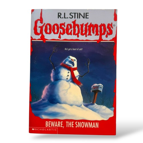 Goosebumps #51 Beware The Snowman Paperback Book R.L. Stine 1st Edition 1997
