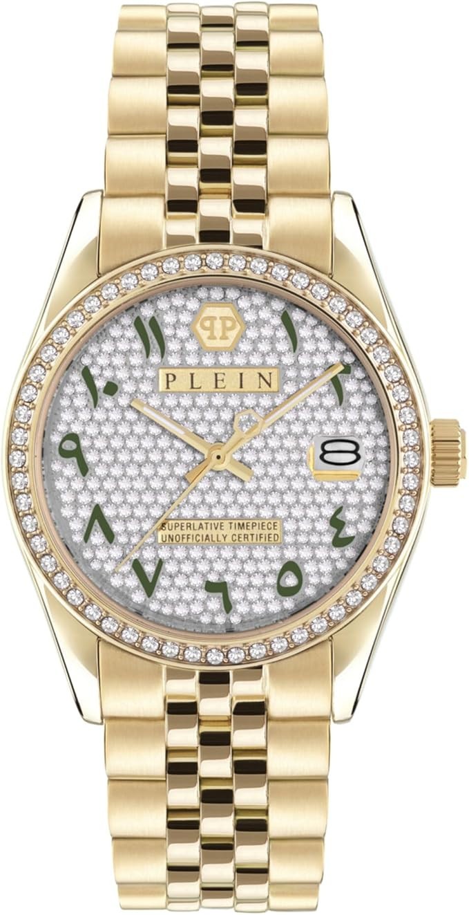 Philipp Plein Превосходная степень PW2BA0223 Кварцверк Дамен-Нарукавная повязка