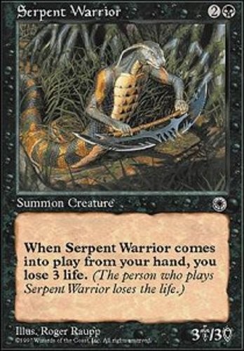 Serpent Warrior - Portal # MTG Magic The Gathering - Picture 1 of 1