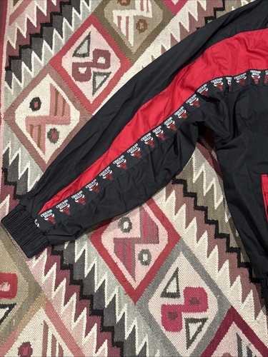 New With Tags Vintage Chicago Bulls Wind Jacket PRO PLAYER Men’s XL 90s Retro - Picture 5 of 11