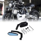 Rétroviseurs de guidon moto léger en alliage d'aluminium avec installation fac