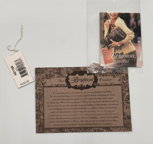 Cartera de Hombro Hobo de Cuero Marrón Brighton con Cremallera - Nueva Serie D364997 - Imagen 8 de 8