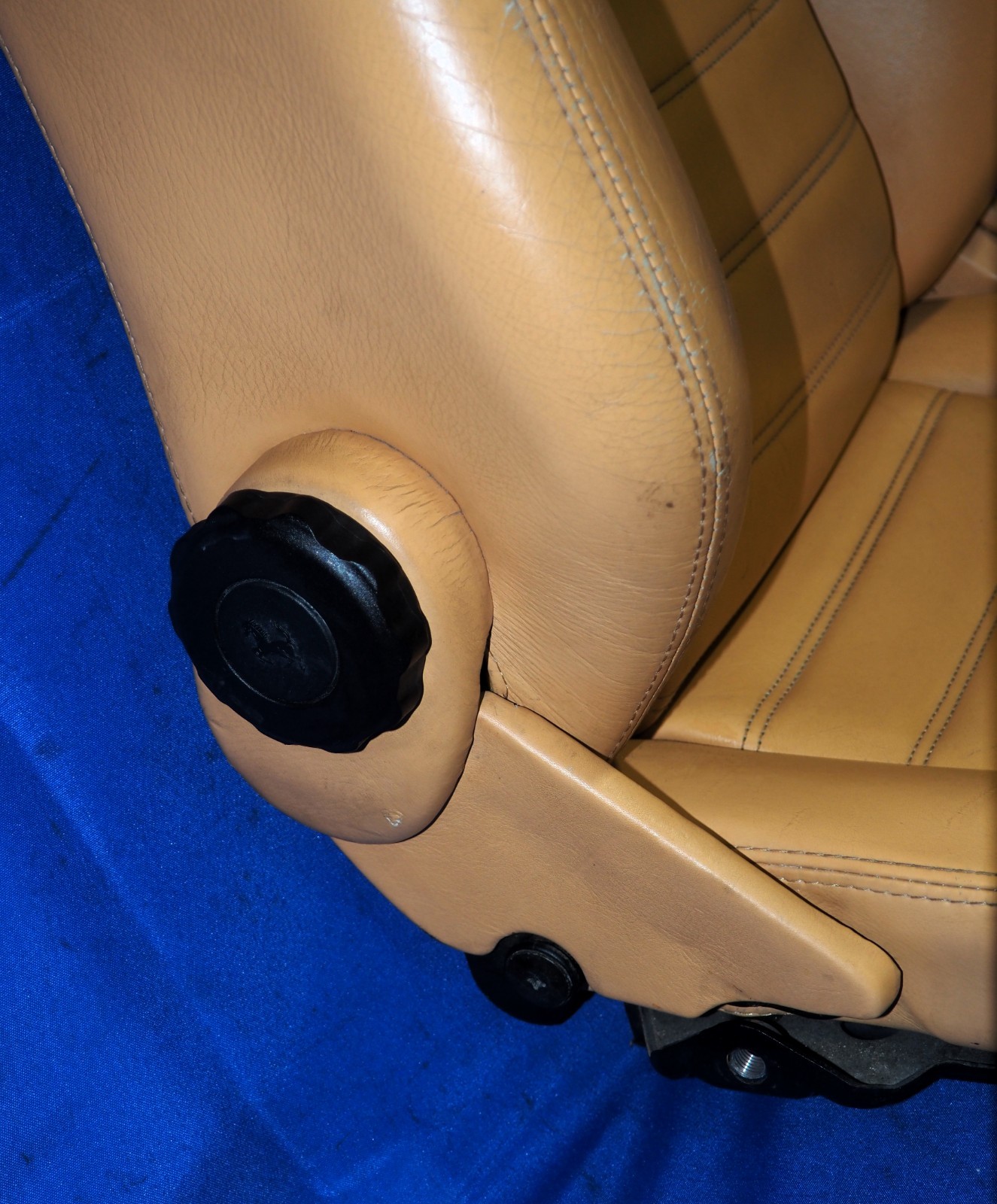 1995-1999 Ferrari F355 Right Passenger Seat Beige Good Condition OEM Complete