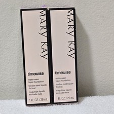 New Mary Kay Timewise Matte Wear Liquid Foundation Ivory 5 038754 1 Fl Oz X 2