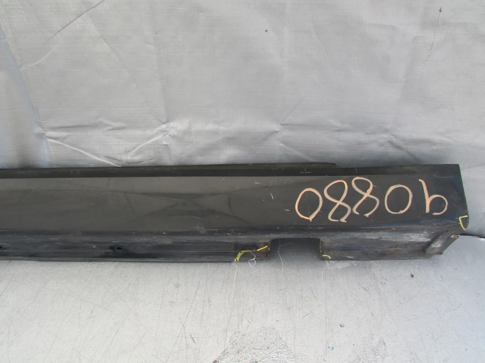 BMW 750Li 2009-2015 lado del pasajero derecho basculante moldeado faldón lateral negro OEM Foto 3 de 4