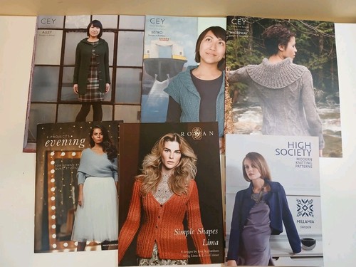 Huge Lot of Knitting Pattern Books Magazine 70+ Womens Tops Sweaters Pullovers-G - Picture 5 of 16