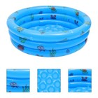 1pc aufblasbare Pool Badewanne Kinder Runde Schwimmbad pädagogisches Spielzeug