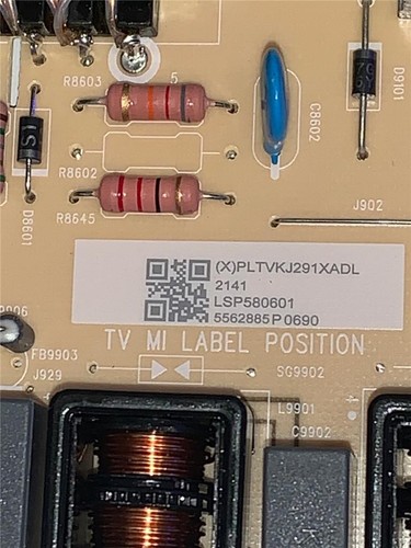 Vizio PLTVKJ291XADL Power Supply Board for V585-J01 - Picture 2 of 2