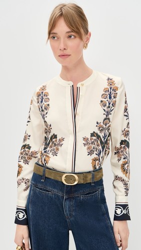 Veronica Beard Blouse Hoku $478 Size 4