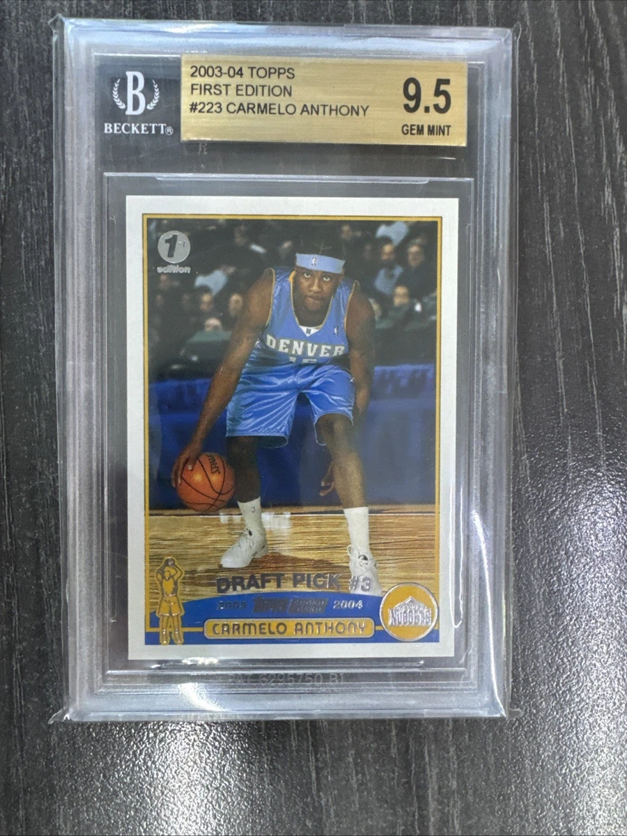 Topps Carmelo Anthony Basketball Rookie Sports Trading Cards