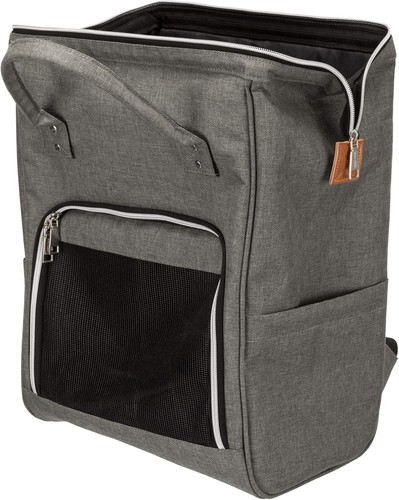 Trixie Hunde-Rucksack Ava grau, 32x42x20cm, Tragetasche für Hunde bis 10kg - Bild 2 von 6