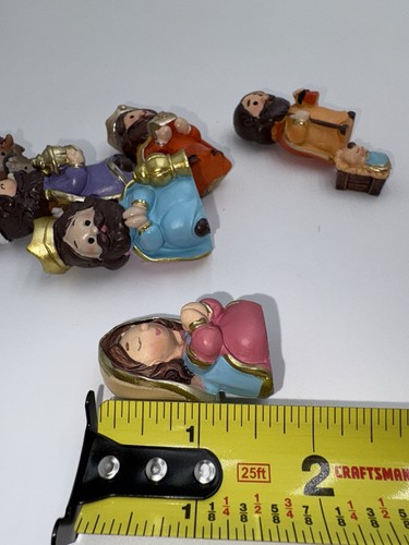 Krippe Set Heilige Familie Figuren 10 Resin Manager Szene Weihnachtsdeko - Bild 12 von 14