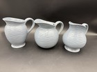 Temptations by Tara Set of 3 Pitchers Woodland Blue