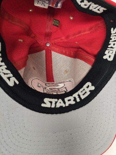 Vintage 90’s San Francisco 49ers Pro Line Starter Hat 7-7 3/4 Stretch Starfit - Bild 8 von 13
