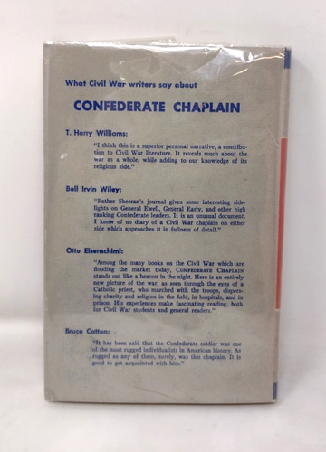Konföderiertenkaplan von James B. Sheeran 1960 Ausgabe HC Buch - Bild 2 von 4