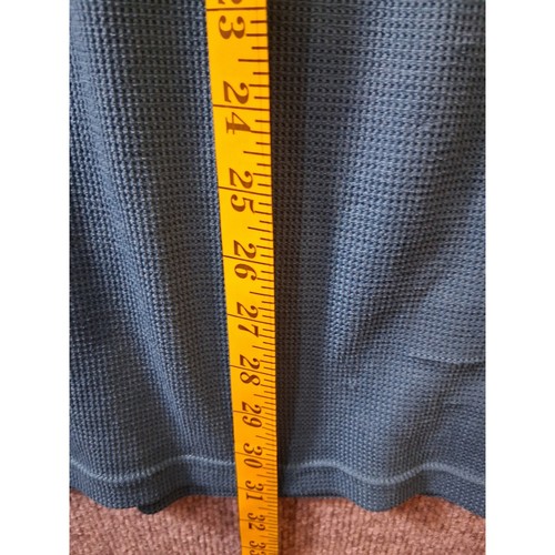 Under Armour ColdGear Langarm Waffel Strick Shirt Herren 2XL Blau - Bild 7 von 10
