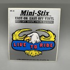 1988 Vintage "Live to Ride" Black Light Retro Vinyl Sticker Cut-Out