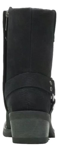 Womens Harley Davidson Korsen Harness Side Zip Biker Ankle Boots Sizes 3 to 8 - Picture 5 of 6