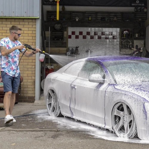 Turtle Wax Snow Foam Car Shampoo 5 Litre- Removes Traffic Film, Cherry Scented - Picture 4 of 4