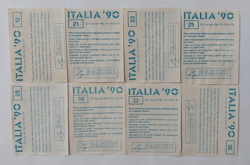 Panini World Cup Italia 90 Cities Towns Sticker Set Rare Argentina Edition (8x) - Picture 2 of 3