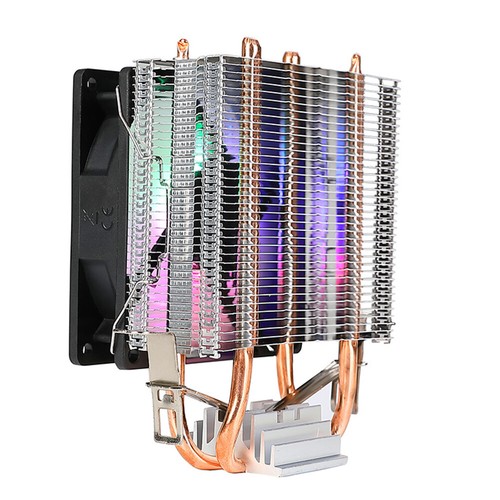 90mm CPU Cooler with 2 Heat Pipes for Intel LGA 775 1150/1151/1155/1156/1200 AMD - Picture 10 of 12