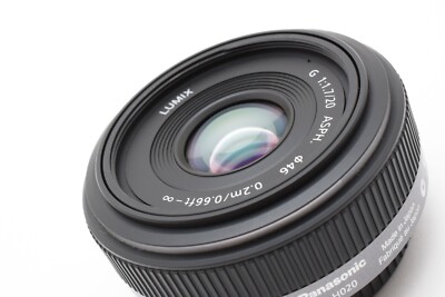 【極上品】パナソニック LUMIX G 20mm 1.7 ASPH H-H020 Panasonic LUMIX G Series 20mm F1.7 Lens - H-H020AK