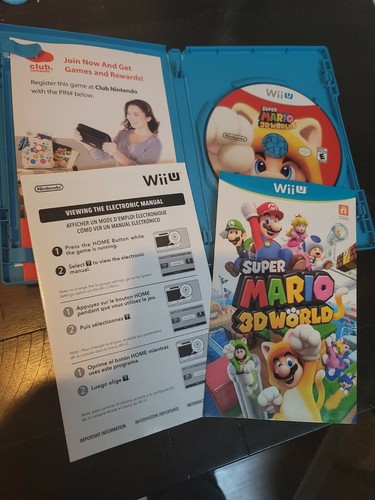 Super Mario 3D World (Nintendo Wii U, 2013) MINT - Picture 4 of 6