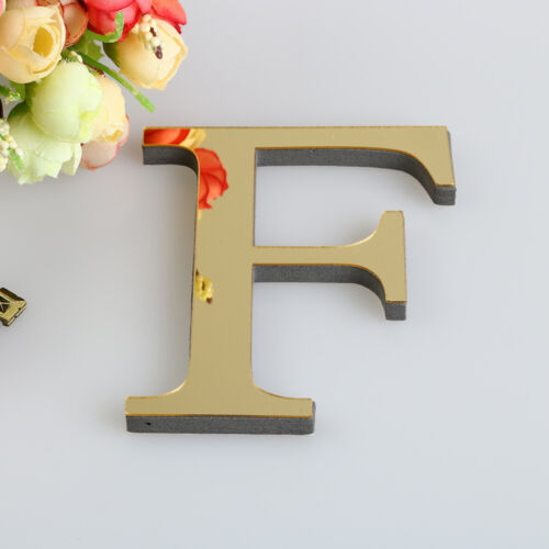 26 Alphabet Letters Mirror Wall Stickers Mirror Effect Art Decor Acrylic Decor - Picture 4 of 74