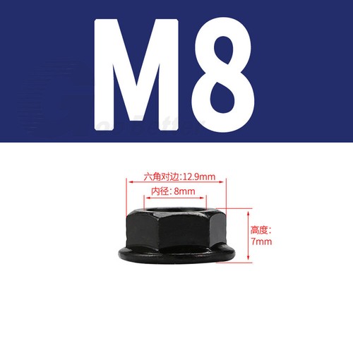 Serrated Flange Nuts Nickel/zinc/Plated DIN 6923 Flangde Nuts M2 M3 M4 M5 M6-M16 - Picture 14 of 17