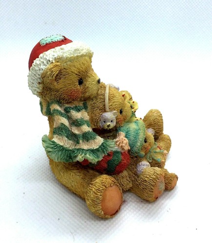 Enesco 1992 Cherished Teddies Theodore Samantha & Tyler Friendship Weather Storm - Picture 2 of 10