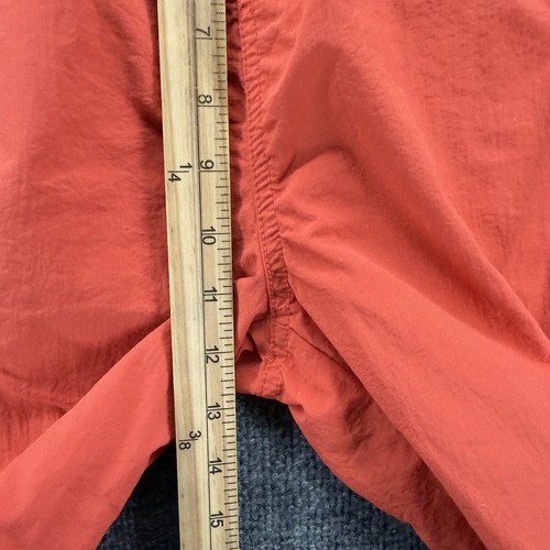 Love Tree Pants Womens L Orange Parachute Pull On Nylon Wide Leg Baggy Losse - Picture 9 of 11