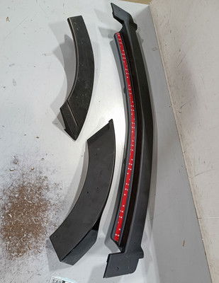 FOR 17-19 MERCEDES BENZ W213 E-CLASS GLOSS BLACK 3PC VIP STYLE FRONT BUMPER LIP