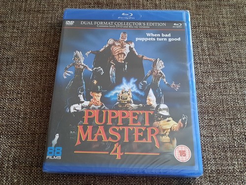 PUPPET MASTER 4 1993 Blu-Ray + DVD 88 Films UK Charles Band Full Moon - Bild 1 von 2