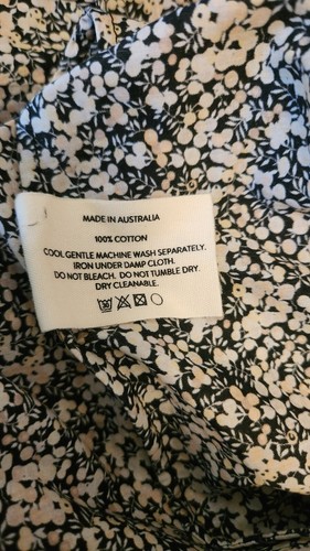 MATTEAU Tiered Sundress Floral Maxi Dress Size 3 - Picture 10 of 10