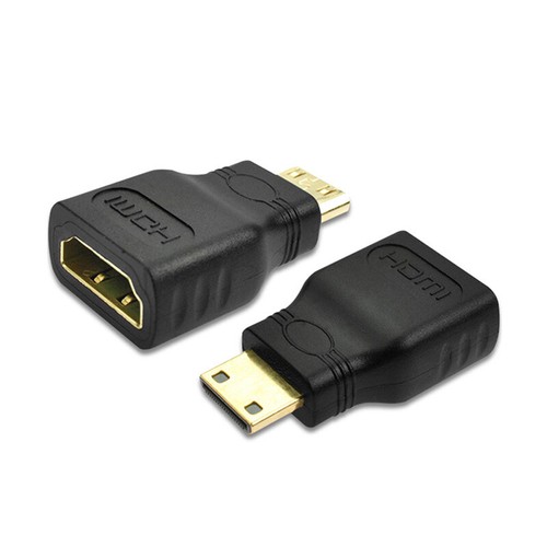 mini hdmi to hdmi adapter gold plated male to female converter for hdtv f-,x - Afbeelding 8 van 9