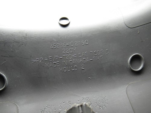 2004-2008 Toyota Corolla Upper Column Cover Bezel Trim 45286-02190 OEM - Picture 3 of 7