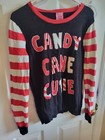 Kids Well Worn Holiday Sweater Size XXL Candy Cane Cutie