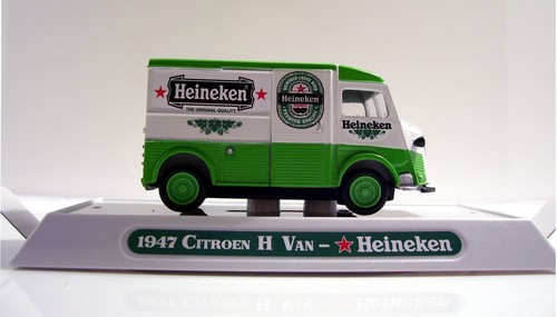 1947 Citroen Type H Van Custom Graphics Diecast Citroen Heineken Delivery Van - Bild 3 von 5
