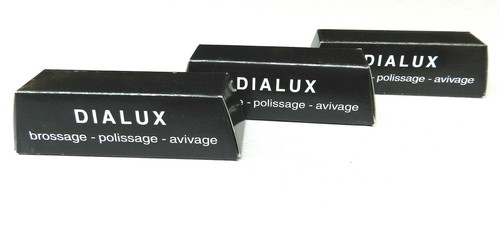 Black Dialux Polishing Compound for Silver Jewelry Polish Dialux Noir 3 Bars - Picture 2 of 7
