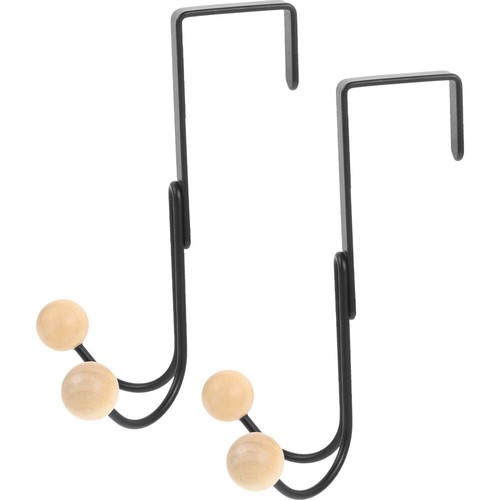 2 Pcs Crochet De acheter Porte Cintres Pour Vêtements Accroche-porte Métal