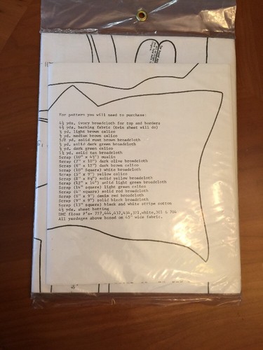 Patrón de Edredón Flying Fingers Strike One De Colección 85 x 60 Doble Talla 1980 # FF30 - Imagen 2 de 2