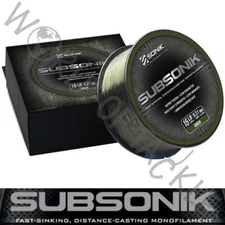Sonik Subsonik Fishing Line Camo, Green, Brown or Clear 1200m Carp Coarse Mono