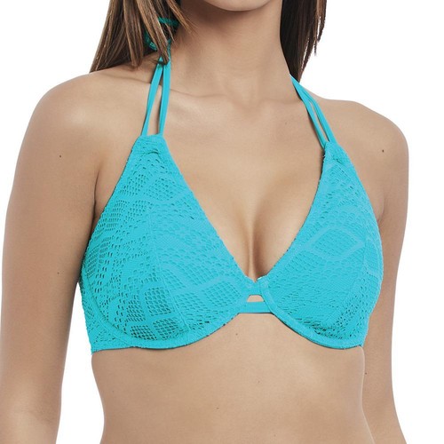 Freya Swimwear Sundance Underwired Bandless Halter Bikini Top 3971 - Picture 10 of 28