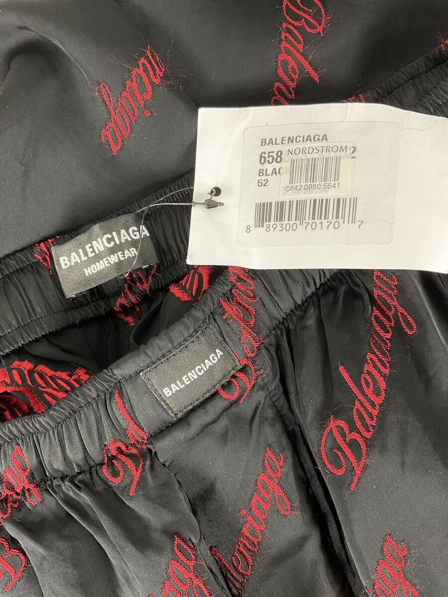 Balenciaga Silk Pajama Homewear Pants Size 52 Brand New Balenciaga Silk Pajama Homewear Pants Size 52 Brand New