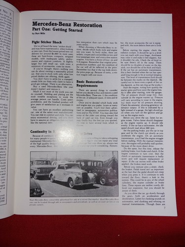 Mercedes Benz magazine "The Star" technical reprint no.3 vintage 22 articles - Picture 3 of 4