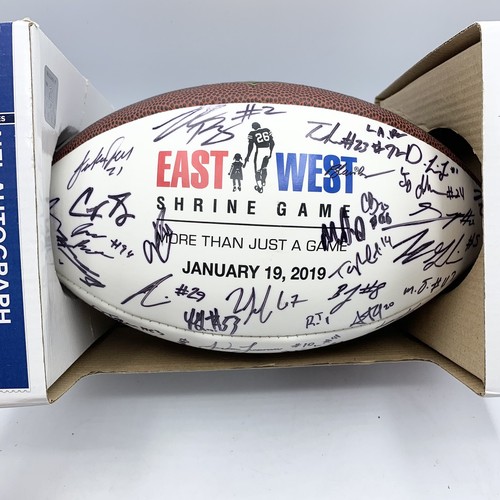 NFL Authentic Wilson Autogramm East West Shrine Game Football 19. Januar 2019 - Bild 4 von 10