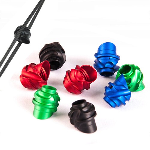 1PC Archery Compound Bow Peep Sight 37 / 45 Degree Housing Hooded Peep Aluminum