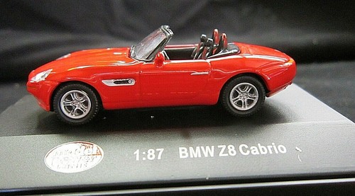 MODELO POWER Car 19110 BMW Z8 CABRIO Rojo HO Escala 1:87 Nuevo - Imagen 2 de 3